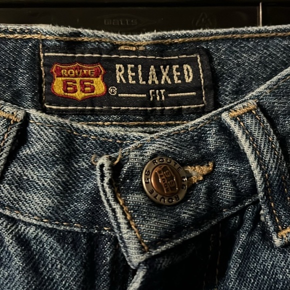 Vintage Route 66 Relaxed Fit Jeans - Picture 2 of 5